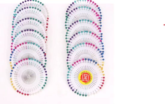 BamBella® - spelden - 480 stuks - naai speld pins gekleurd
