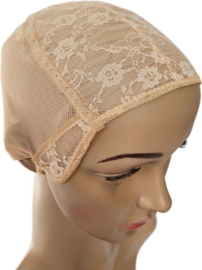 BamBella® Wig Cap licht bruin - Pruik Maken - Haar netje kapje