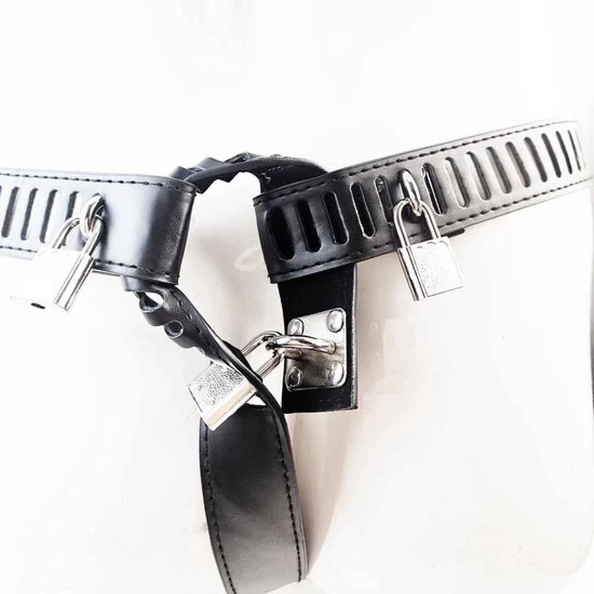 BNDGx® - kuisheidgordel Kuisheidskooi voor mannen -met slot - Kuisheids gordel man penis kooi Strap band bondage