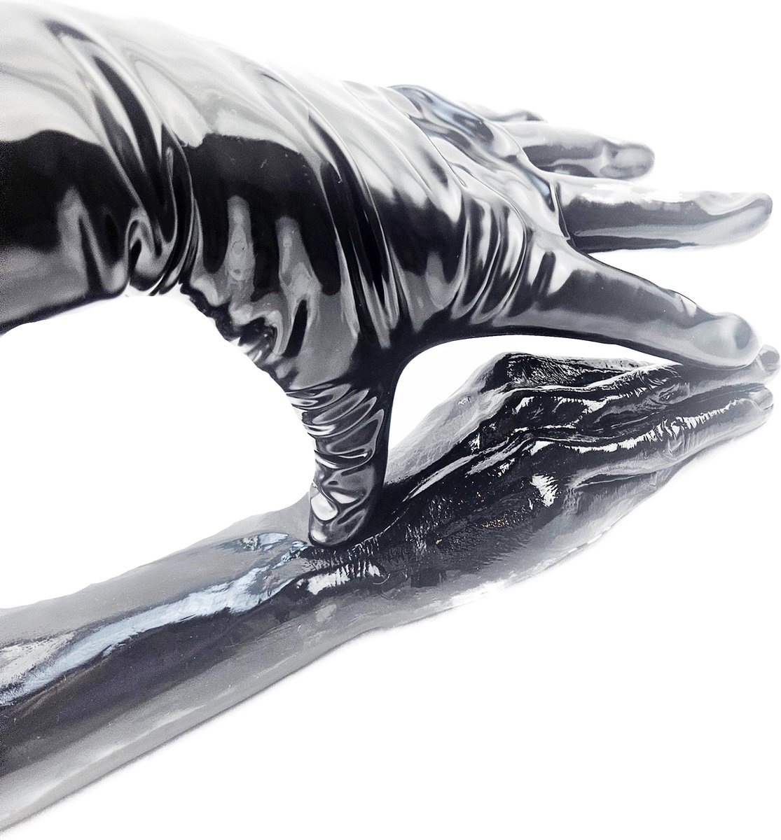 BNDGx® - Dildo - Extreem Grote Hand - wZwarte Lange dikke Realistisch Penis -Zuignap -Anaal BDSM SM Fetisch Seks speeltje