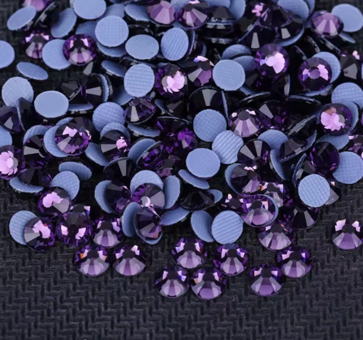 BamBella® - SS30 - Paars - Hotfix strass Steentjes - 288 stuks - strass stenen glitters nail art kleding versieren