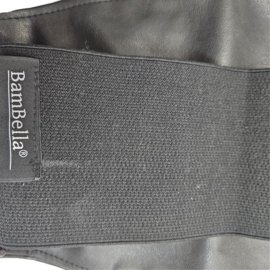 BamBella ® - Riem Maat S M L - Zwart Korset Nep leer Mode Body Gothic Goth taille riem korset belt