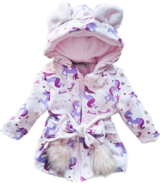 Teddy zwart  bontjas zacht jasje zomer kinderjas jas meisje en baby