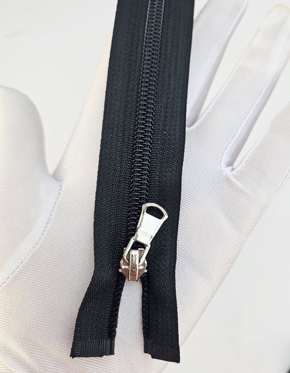 BamBella® - Fijne Rits - 40 cm - 10 stuks - Deelbaar - Zwart ritsen