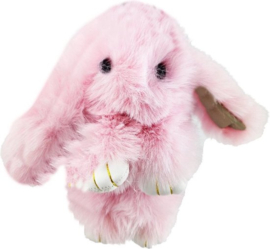 Sleutelhanger Tashanger Grote Konijn Roze 13 CM zachte pluche hanger