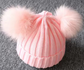 Pom Pom muts Baby (Zonder sjaal)