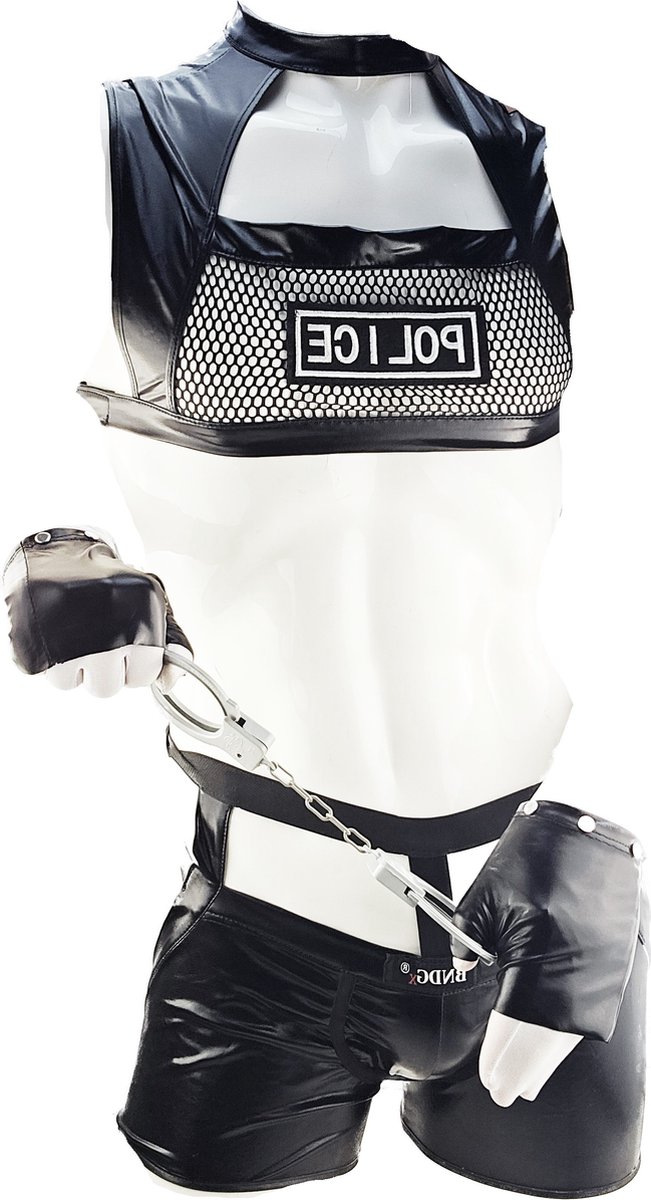 BNDGx® Sexy Cosplay Rollenspel kleding - Onesize - outfit heren bunny zwart wit set konijn