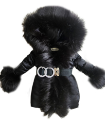 Fur Collar Jackets Girls