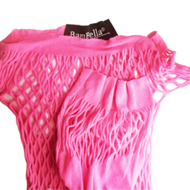 BamBella® -   set - Onesize - Erotische sexy nacht set  met top doorzichtig kant - Super Stretch