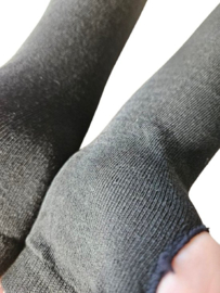 BamBella® Vingerloos handschoenen - One Size - Zwart