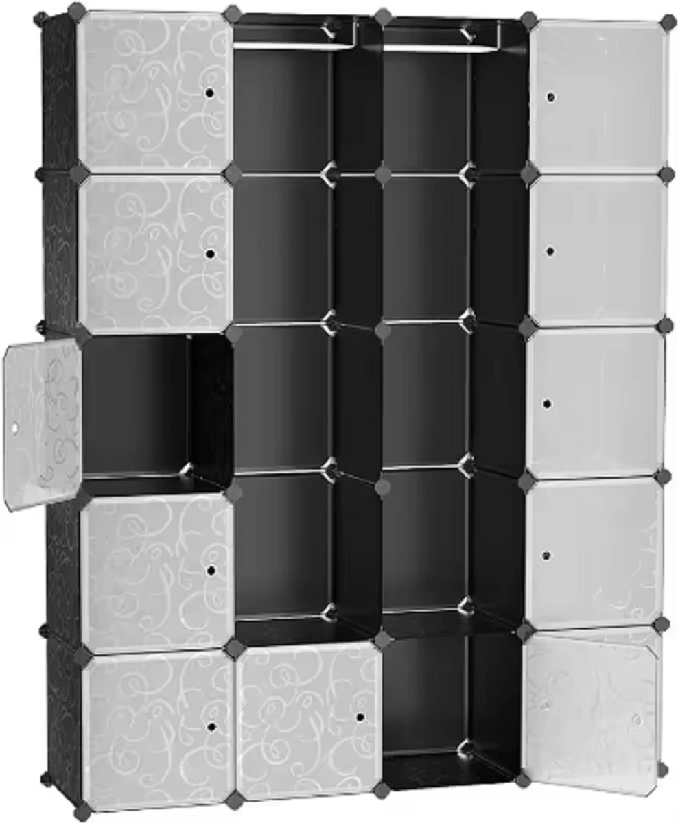 Kleding kast wand rek Kinder kamer kast met deuren opberg met schappen kledingkast