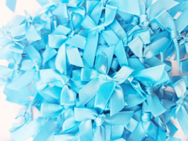 BamBella® - Strikjes - Blauw - 100 stuks decoratie knutselen Kleine strikken