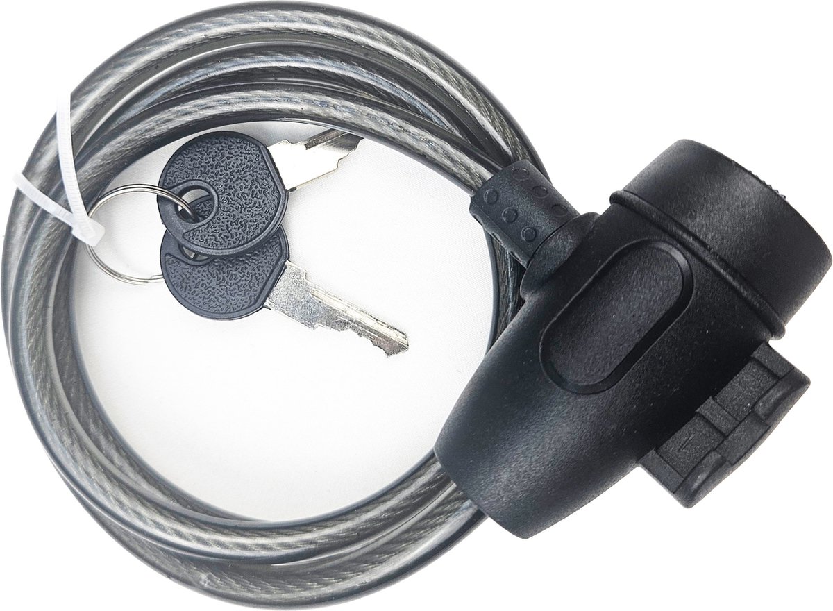 Fiets slot - met sleutel - Fietsslot kabel ring