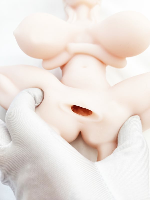 Mini sex pop Masturbator voor man - Pocket Pussy- kunst vagina - vaginaal - Grote borsten doll