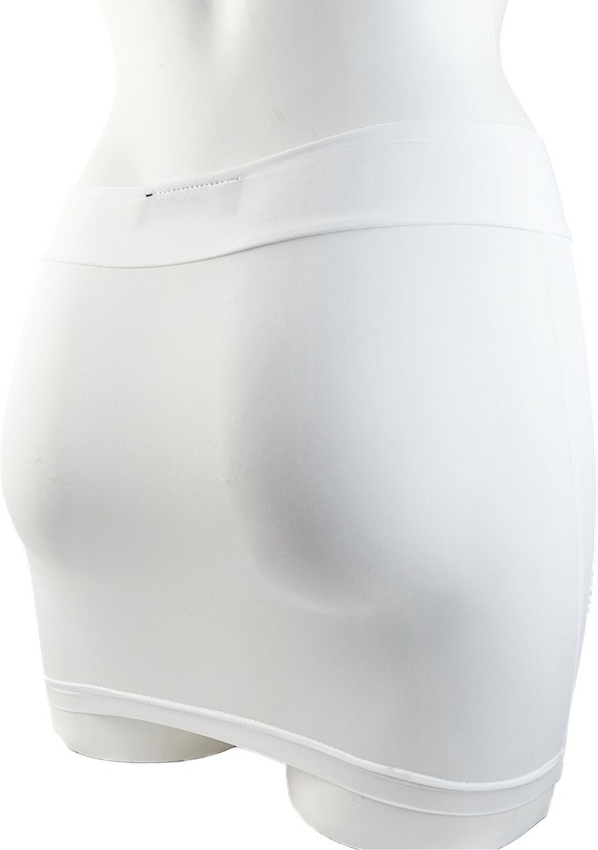 BamBella® - Mini Rok - Sexy Erotische rokje - Onesize - Doorzichtig doorschijnend stretch Wit
