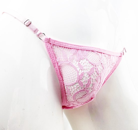BamBella ® - String - One size - Sexy Roze Erotische onderbroek Heren