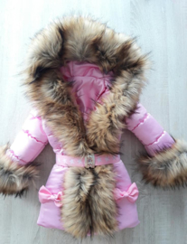 Children's coat Fur collar jacket Girls Winter coat Imitation Fur