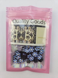 BamBella® - Strass stenen applicatie - 50 stuks roos roze glitter plaatje knutselen scrapbook