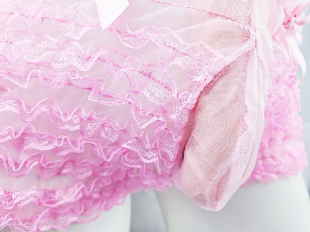 BamBella ® - Boxer short - Onesize - Sexy Erotische - Roze Dun kant gaas stof Ondergoed