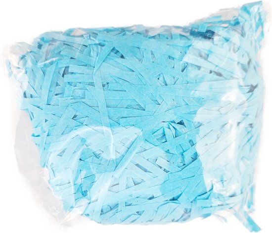 20 Gram LIchtblauw snippers voor doosjes verzenddoos verzenden vulling doos