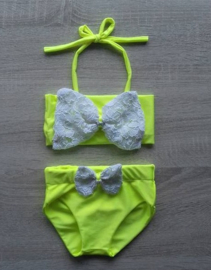 Bikini Neon Geel baby en kind Zwemkleding Badkleding meisje