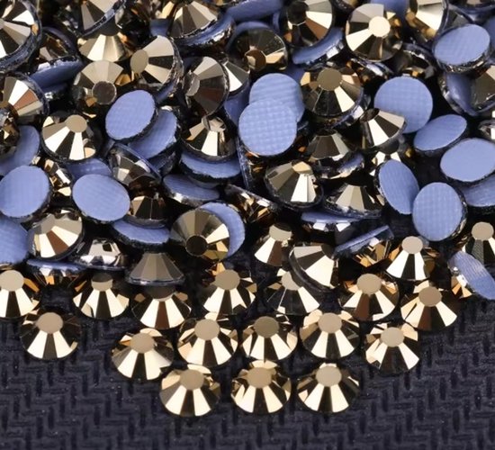 BamBella® - SS6 - Hotfix strass Steentjes - 1440 stuks - AB strass stenen glitters nail art kleding versieren