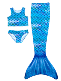 Luxe zeemeermin staarten met bikini set