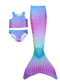 Luxe zeemeermin staarten met bikini set