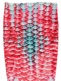 Zeemeermin staart Coral Green met tip protectors en shine coat