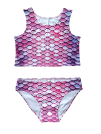 Luxe zeemeermin staart Pink Splash met bikini