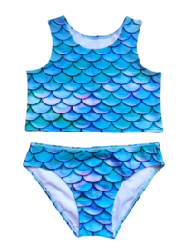 Luxe zeemeermin staart Blue Lagoon met bikini