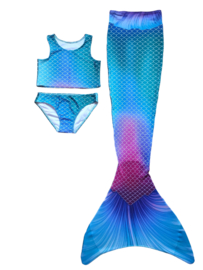 Luxe zeemeermin staarten met bikini set