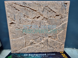 Achterwand/ background stone bruin 60x45x3cm