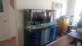 Chrome omlijst aquarium