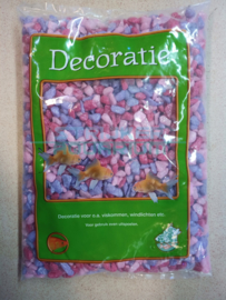 Glitter gravel/ grind mix roze/paars 1kg