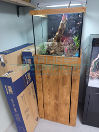 Steigerhout aquarium kleur: Greywash, Whitewash, Mango, Red cedar