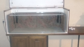 Aquarium op maat voor in bestaand (wand) meubel