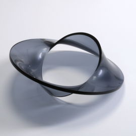 GIJS BAKKER Bracelet 'Circle in Circle' Smoke