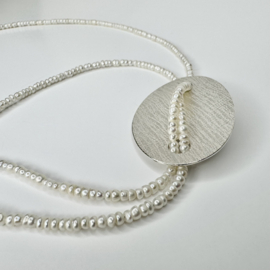 Collier 'Slide'  zilver