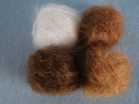 4x 15 gram bolletje mohair