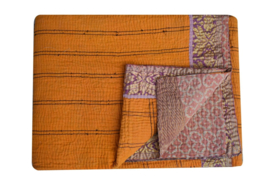 Vintage Heavy Kantha Quilt #8