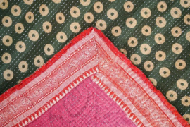 Vintage Heavy Kantha Quilt #40