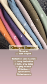 mondkapje linnen #4 kaki / grey-beige