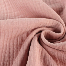 ➳ Fitted sheets - Super Soft Muslin / Double Gauze - Soft Pink