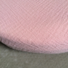 ➳ Fitted sheets - Super Soft Muslin / Double Gauze - Soft Pink