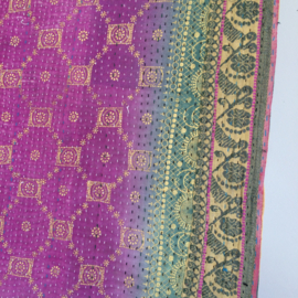 Vintage Heavy Kantha Quilt #38