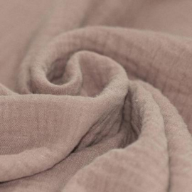 ➳ Fitted sheets - Super Soft Muslin / Double Gauze - Dark Beige/Light Taupe