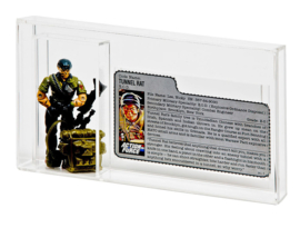 PRE-ORDER G.I. Joe Loose Figure & File Card Acrylic Display Case