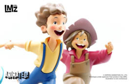 The Adventures of Tom Sawyer Animated! Statue Tom, Huck & Becky 23 cm