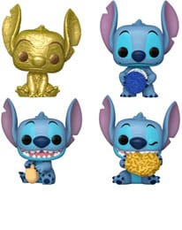 PRE-ORDER Stitch Holiday 2024 Pocket POP! Vinyl Keychains 4-Pack Dreidel Box 4 cm